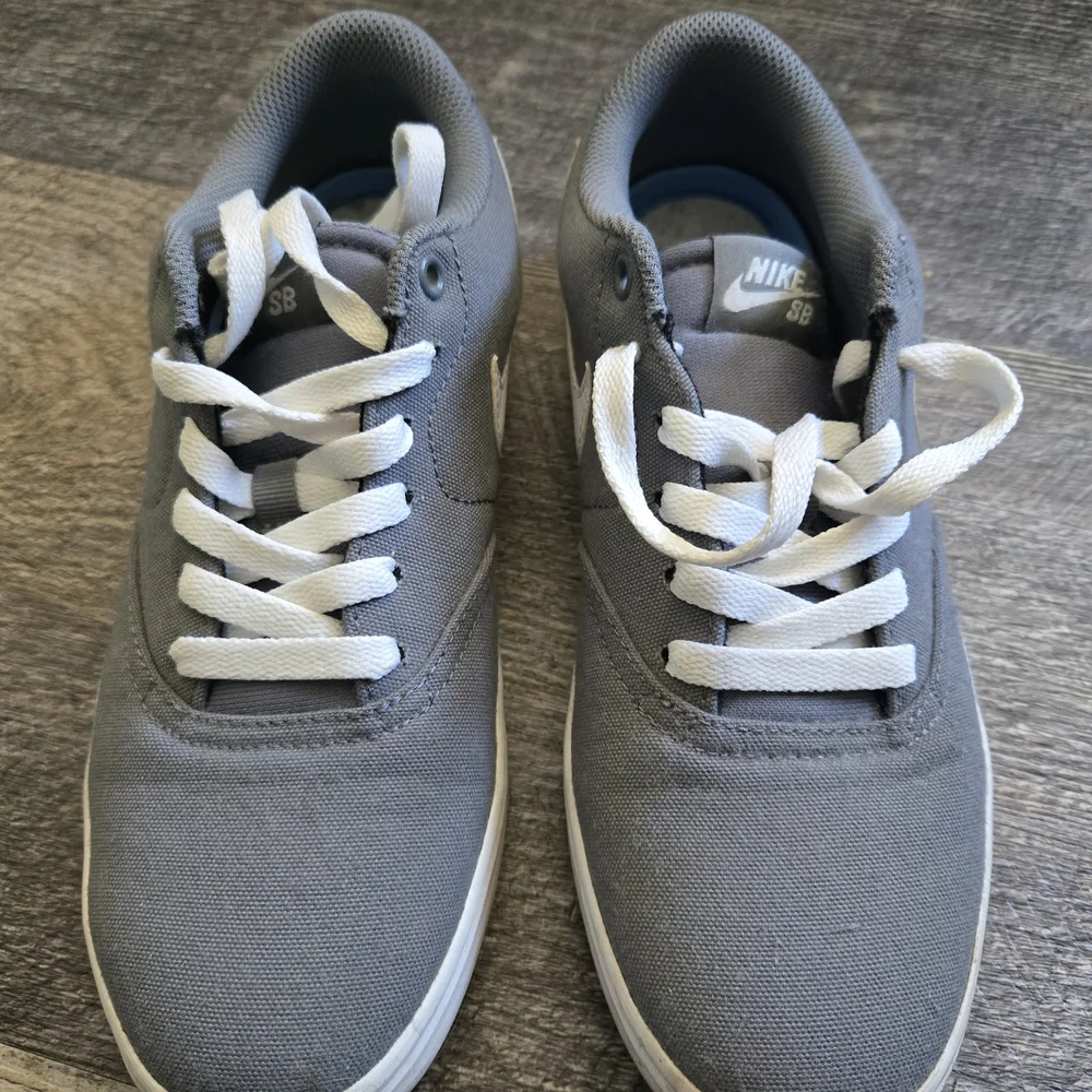 Gray and White Nike Sneakers - Picture 3 of 3
